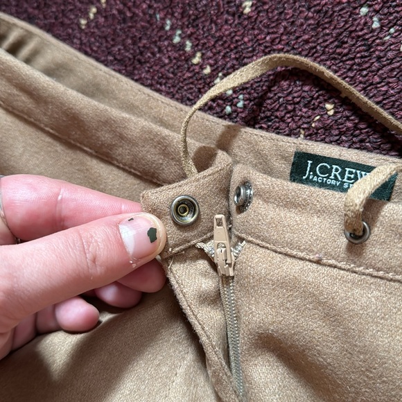 J. Crew tan wool business casual office  work mini skirt 6 - Picture 8 of 8